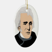 Amerikaanse Presidenten: Andrew Jackson 1829 - 183 Keramisch Ornament (Rechts)