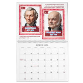 Amerikaanse Presidenten citeren historische kalend Kalender (Mar 2026)
