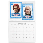 Amerikaanse Presidenten citeren historische kalend Kalender (Feb 2026)