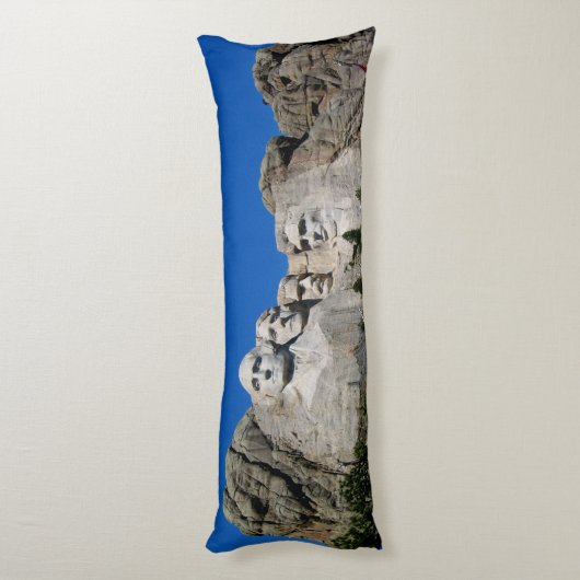 Amerikaanse Presidenten gekarfd in Granite Mt Rush Lichaamskussen (Achterkant (Verticaal))