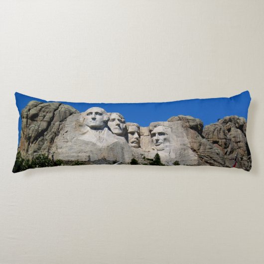Amerikaanse Presidenten gekarfd in Granite Mt Rush Lichaamskussen (Voorkant)