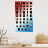 Amerikaanse Presidenten (George Washington - Barac Poster (Keuken)