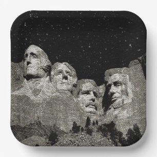 Amerikaanse Presidenten Mount Rushmore, Papieren Bordje