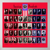 Amerikaanse PRESIDENTEN RED C/563 Poster (Voorkant)
