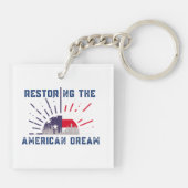 Amerikaanse presidentsverkiezingen 2024 sleutelhanger (Achterkant)