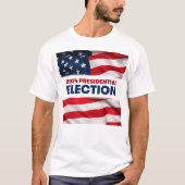 Amerikaanse presidentsverkiezingen 2024 t-shirt (Voorkant)