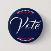 Amerikaanse presidentsverkiezingen Patriottisch 20 Ronde Button 5,7 Cm (Voorkant)