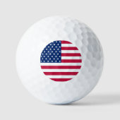 Amerikaanse pride Amerikaanse vlag Patriotic Sport Golfballen (Voorkant)