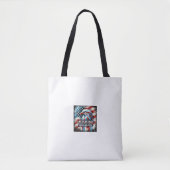 Amerikaanse Pride Bag Tote Bag (Voorkant)