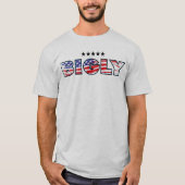 AMERIKAANSE PRIDE BIGLY T SHIRT (Voorkant)
