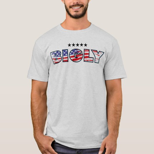 AMERIKAANSE PRIDE BIGLY T SHIRT (Voorkant)