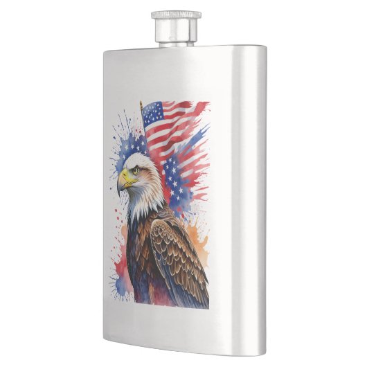 Amerikaanse Pride Eagle Hip Fles Flacon (Links)