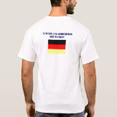 Amerikaanse pride maar Duitse Born T-shirt (Achterkant)