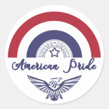 Amerikaanse Pride Regenboogvlag / Eagle Sticker