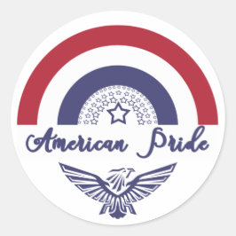 Amerikaanse Pride Regenboogvlag / Eagle Sticker