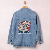 Amerikaanse Pride Vintage Eagle Denim Jas Jacket (Hangar)