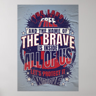 Amerikaanse prijsopgave poster