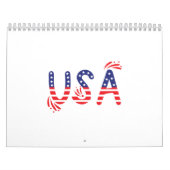 Amerikaanse print kalender (Hoes)