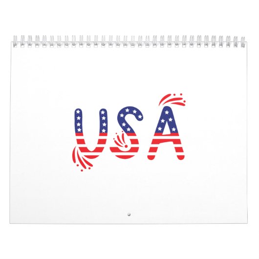 Amerikaanse print kalender (Hoes)