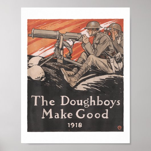 Amerikaanse Propaganda Poster US Army World War D (Voorkant)