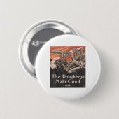 Amerikaanse Propaganda Poster US Army World War D Ronde Button 5,7 Cm (Voorkant /achterkant)