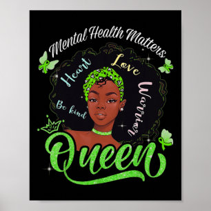 Amerikaanse psychische problemen Vrouw Warrior Que Poster