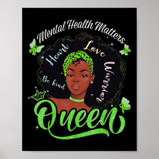 Amerikaanse psychische problemen Vrouw Warrior Que Poster (Voorkant)