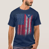 Amerikaanse Puerto Rico Flag Pride T-shirt (Voorkant)