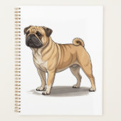 Amerikaanse Pugabull Planner (Voorkant)