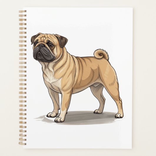 Amerikaanse Pugabull Planner (Voorkant)