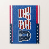 Amerikaanse puzzle legpuzzel (Verticaal)