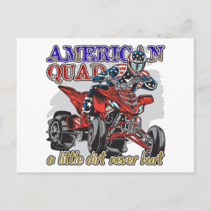 Amerikaanse quad briefkaart