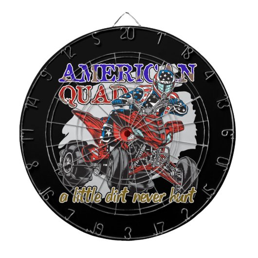Amerikaanse quad dartbord (Voorkant)