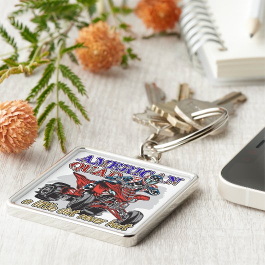 Amerikaanse quad sleutelhanger (Zijkant)