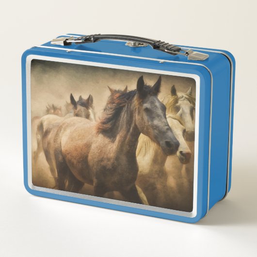 Amerikaanse Quarter Horses hardlopen (Achterkant)