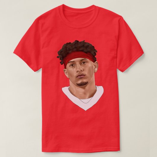 Amerikaanse Quarterback Speler T-shirt (Design voorkant)