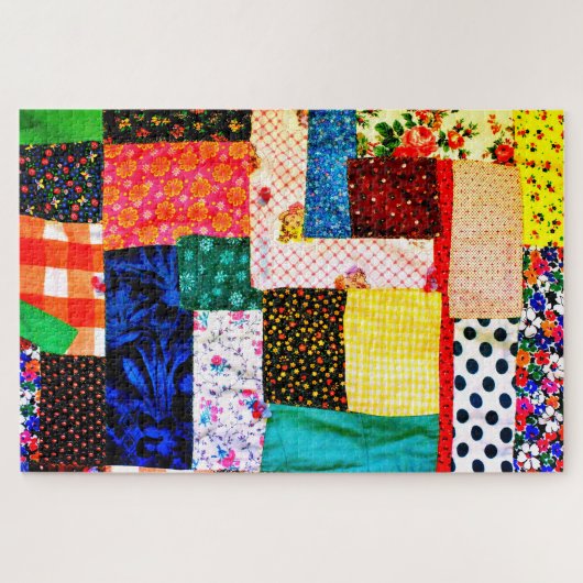 Amerikaanse quilt legpuzzel (Horizontaal)