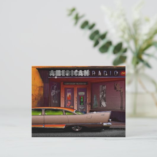 amerikaanse radio briefkaart (Staand voorkant)