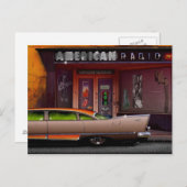 amerikaanse radio briefkaart (Voorkant / Achterkant)