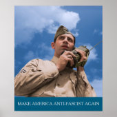 Amerikaanse radio-operator uit WOII MAAFA Poster (Voorkant)