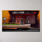 amerikaanse radio poster (Voorkant)