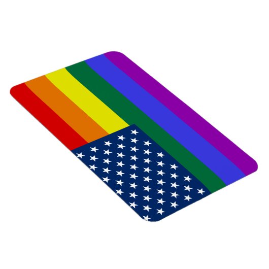 Amerikaanse Rainbow Pride Magneet (Rechterzijde)