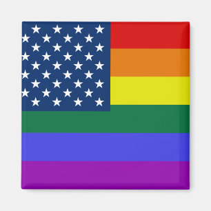 Amerikaanse Rainbow Pride Magneet