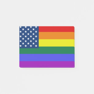 Amerikaanse Rainbow Pride Post-it® Notes