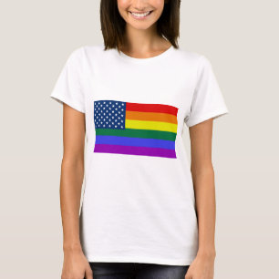 Amerikaanse Rainbow Pride T-shirt