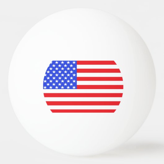 Amerikaanse Red White Blue PingPong Balls Pingpongbal (Voorkant)