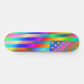 Amerikaanse regenboogvlag persoonlijk skateboard (Horizontaal)