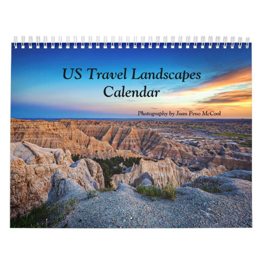 Amerikaanse reislandschapskalender kalender (Hoes)