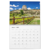 Amerikaanse reislandschapskalender kalender (Mar 2027)
