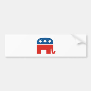 amerikaanse republikeinse partij olifant bumpersticker